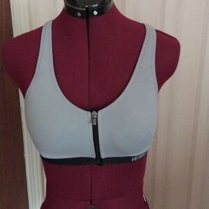 VICTORIA Sport zip up sports bra size 34C